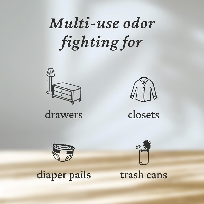 Fresh Wave Lemon Odor Eliminating & Deodorizing Packs | Bag of 6 & Fresh Pod Case | Safer Odor Relief for Small Spaces | Natural Plant-Based Odor Eliminator | Odor Absorbers for Home - Image 4